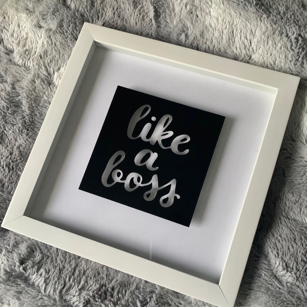 LIKE A BOSS Picture Frame